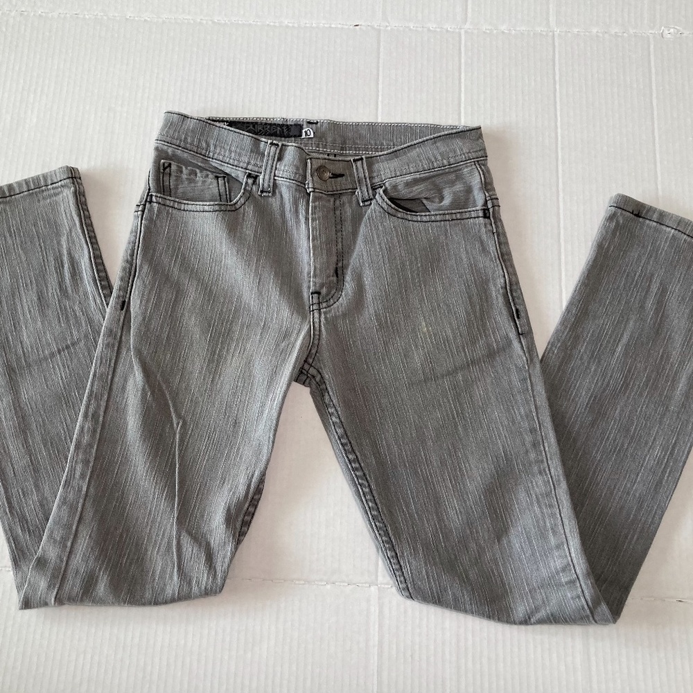 Current Brand Boys Skinny Fit Jeans Sz 10 Gray Skater
